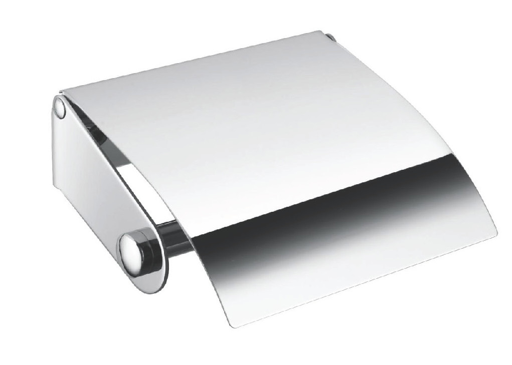 Stainless Steel Mini Roll Toilet Paper Dispenser Tissue Dispenser with cover for bathroom using