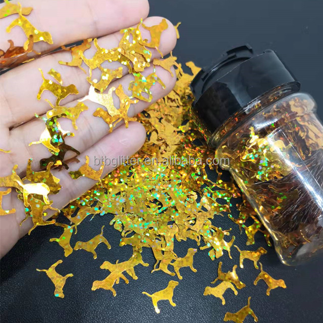 Craft Packing Clothing Webbing Gift Dog Shaped Glitter Sequins Pillow and Bone Decoration BILING BILING Function