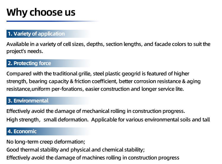 s Durable Steel Plastic Geogrids The Modern and Solution for Road Construction