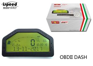 China DO903 Race Car Gauges 6.5 Inch OBDII Bluetooth Digital Dashboard Green Backlight wholesale