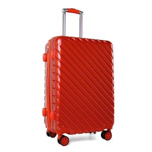 China REACH Red 4 Wheels 0.8mm Business Travel Suitcase wholesale