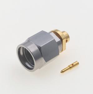 China 40GHz 2.92mm Male Waterproof Coaxial Connector Straight Soldering For Cable wholesale