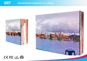 China 281 Trillion Color Outdoor Advertising LED Display With Steel / Aluminum Panel wholesale