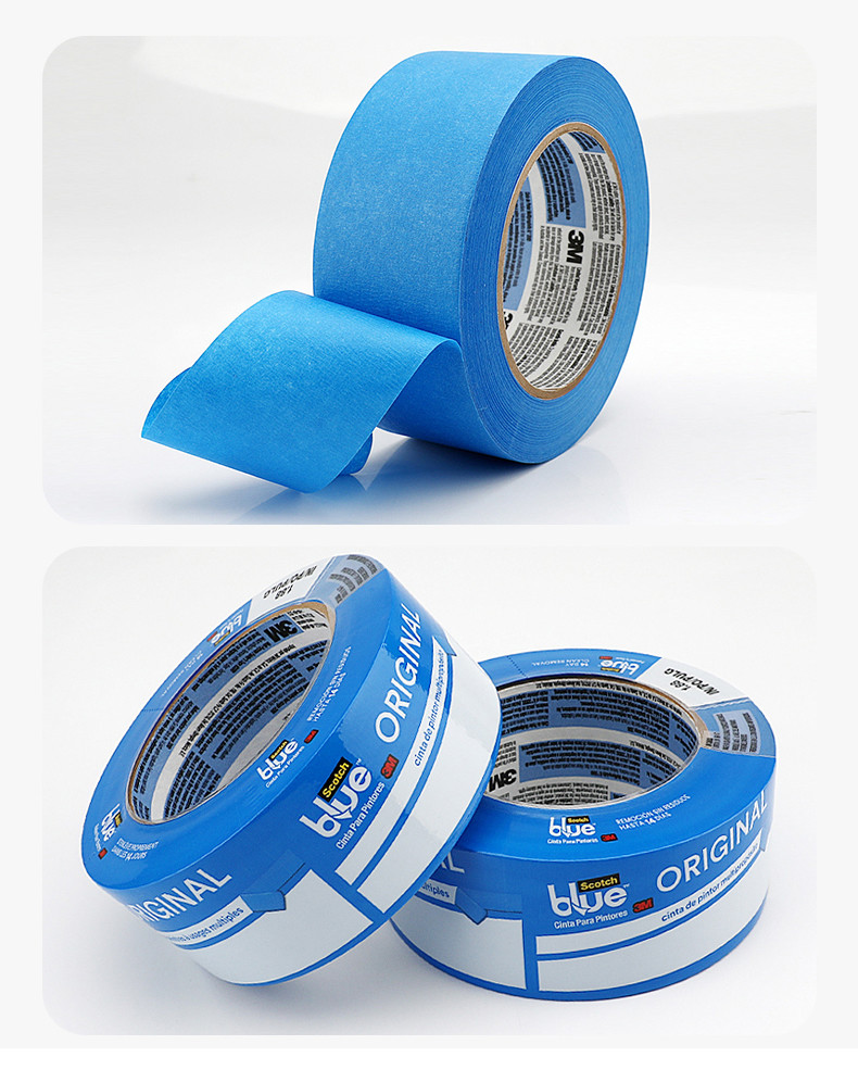 Original 3M™ 2090 Blue Masking Tape UV Resistant 14 Days With No Residue Tape