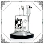 Matrix Perc Bubbler Glass Smoking Water Pipe Bongs Thick base