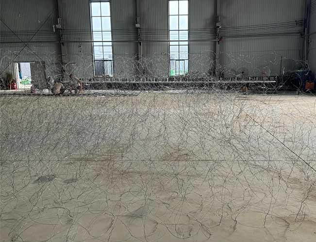 Capture Wire Barrier Obstacle Tanks anti tank track wrapping wire mesh