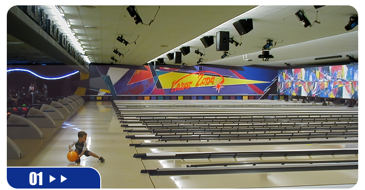 17m Grey Bumper for Brunswick Bowling Lane Machine Enhance Experience