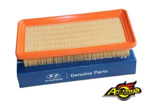 China Auto Spare Parts Car Engine Filter 28113-1C000 , Hepa Air Filter Replacement For Hyundai DAEWOO wholesale