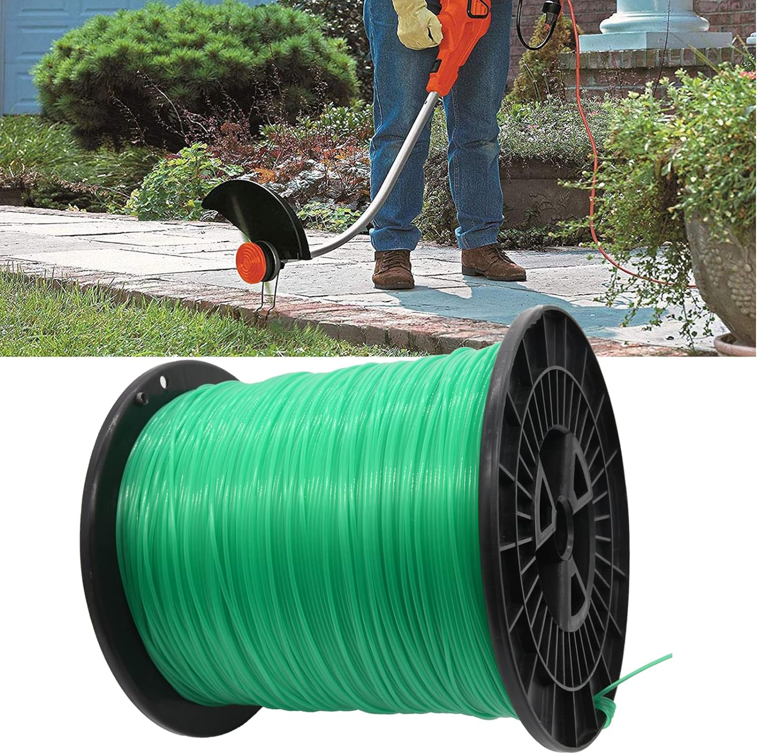 1.3mm-4.0mm Round 5lb Spool Trimmer Line for String Trimmer