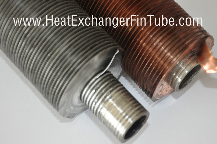 Aluminum 1050 Fins Type G Base Radial Aluminum Cooling Fin Tube