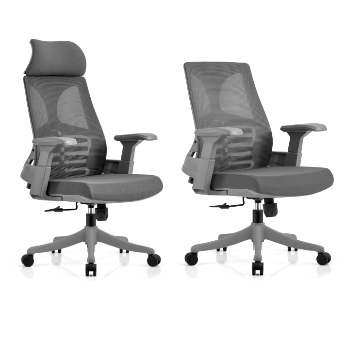 Adjustable Height Mid Back Staff Swivel Mesh Office Chair with Solid Wood Legs Armrest