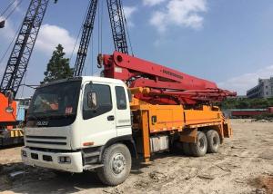 China Putzmeister 46m Used Concrete Pump Truck ISUZU Chassis Original Paint wholesale