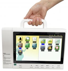 China Touch Screen Wireless Probe Ctg Machine Maternal Fetal Monitor wholesale
