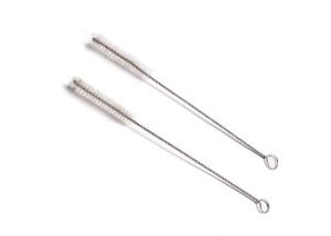 China Straw Cleaning Brushes White Nylon Pipe Brush For Drinking Straws Cleaning wholesale