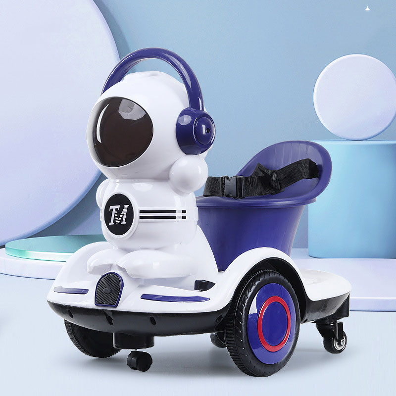 Age 4-6Y Electric Vehicles 6V 4AH Truck Car Children's Cartoon Push and Racer LED Lights Max Weight 50lbs