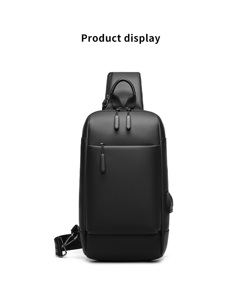 Factory Wholesale new design travel shoulder bag korean crossbody custom chest men sling bag