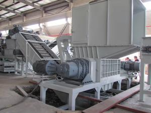 China 22*2kw 20rpm Solid Waste Double Shaft Shredder Machine wholesale