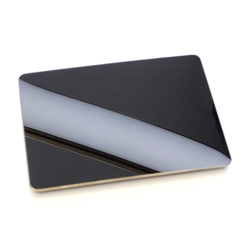 201 304 Gray Black Coated 8K Mirror Stainless Steel Sheet 3.0mm Thickness