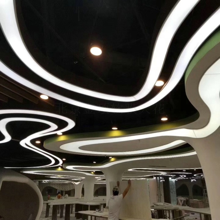 3D Effect Stretch Ceiling Film For Office Decoration Delicate Texture