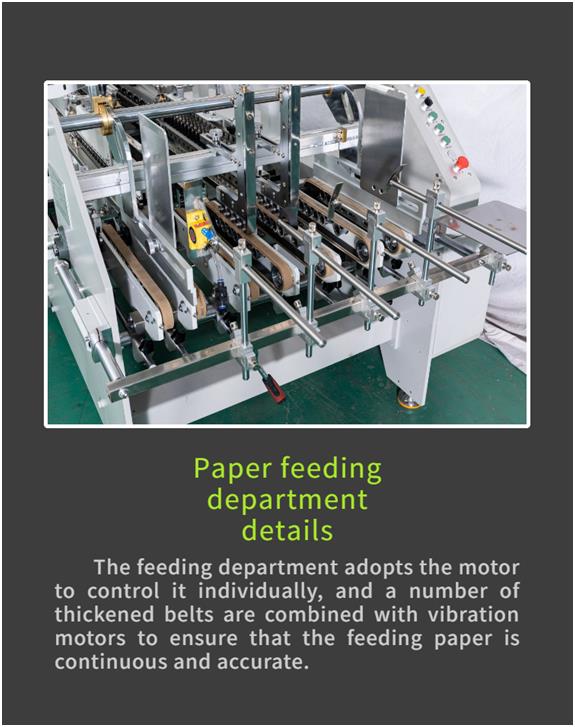 Single Side Hook Bottom Box Pasting Machine with 3500 KG Capacity and Voltage 380