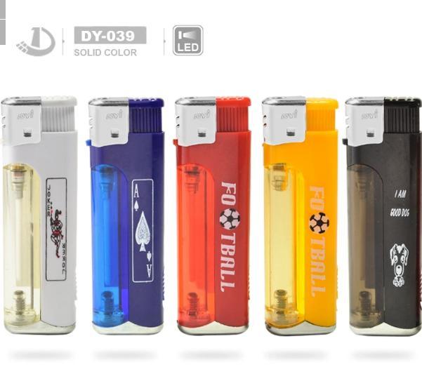 China LED Portable Gas Electric Lighter Hot Sale in Europe Market