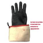 14 Inch Grill Neoprene Cooking Heat Resistant Oven Gloves 932F