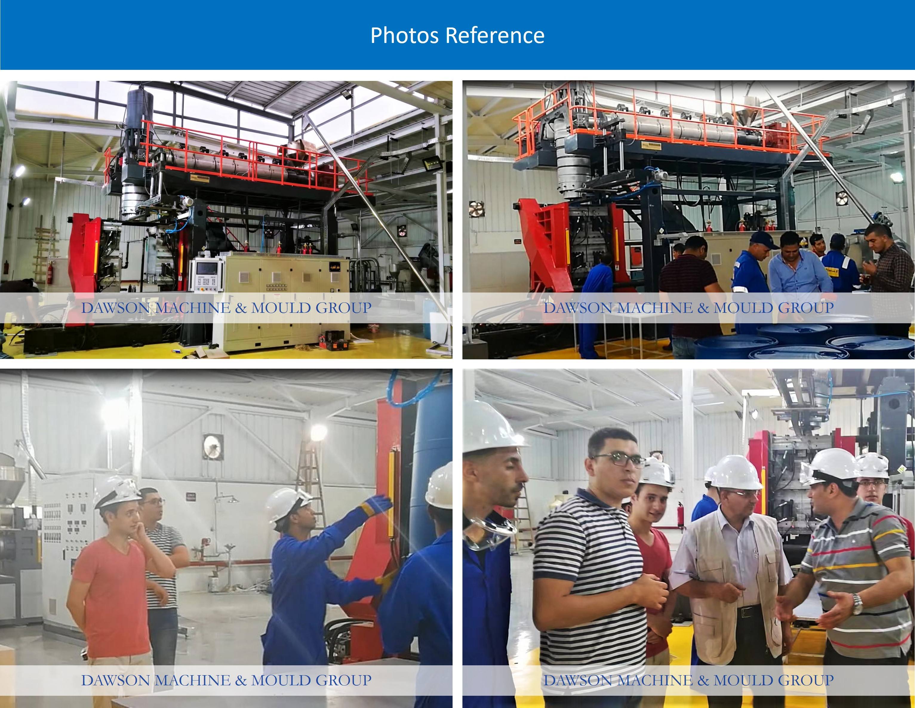 Roadblock and Lifebuoy Extrusion Blow Moulding Machine Accumulation Type
