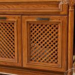 Luxury Classic E0 Solid Wood Kitchen Cabinets America Style Furniture