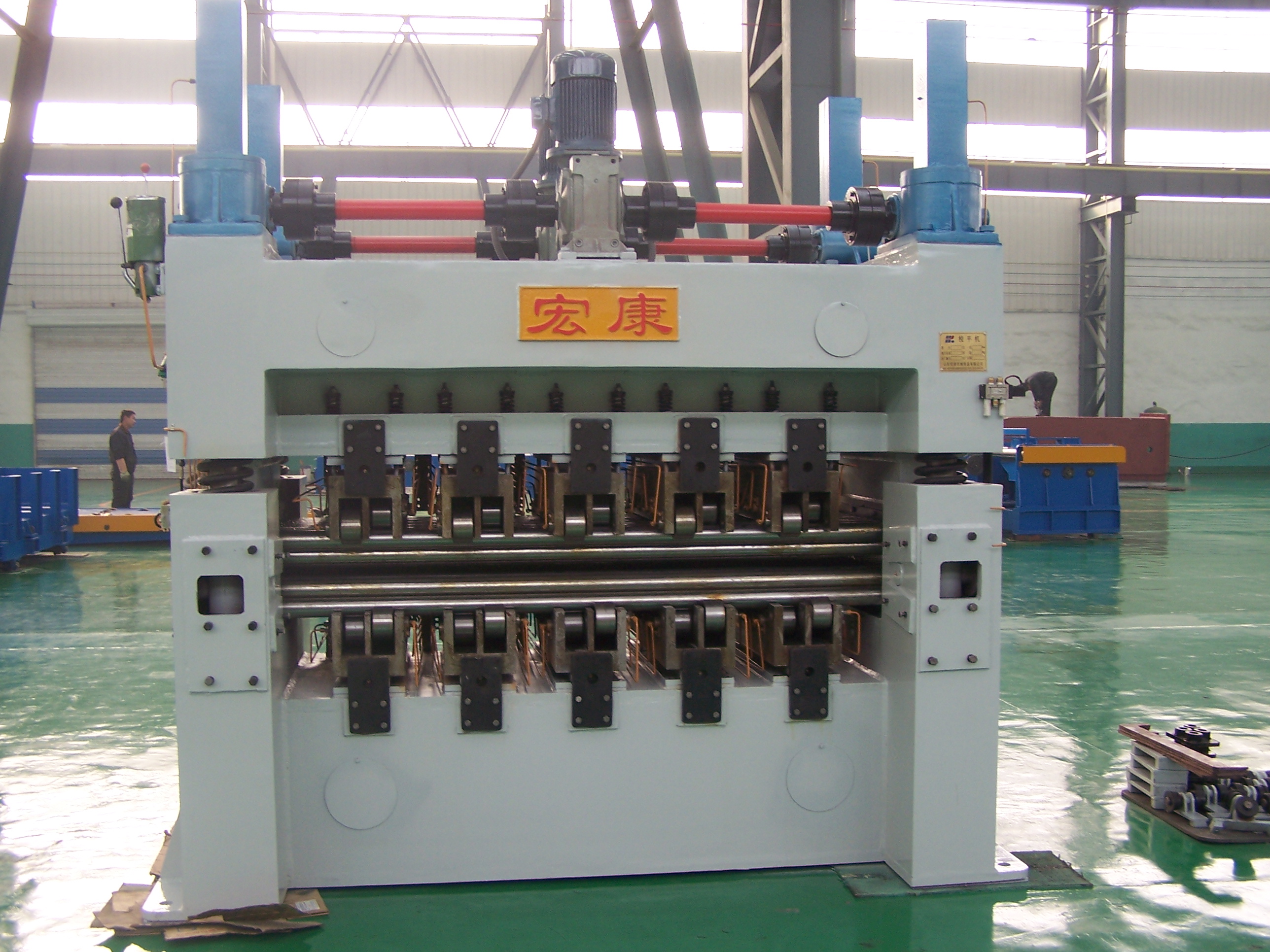 High Precision PLC Controlled Coils Leveler for Steel Coil Flattening and Rewinding