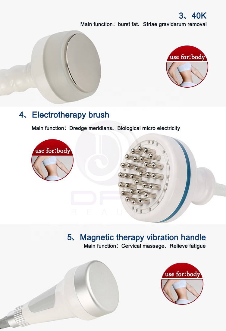 40k 80k Ultrasonic Cavitation Rf Vacuum Body Slimming Weight Loss Machine for Body Slimming