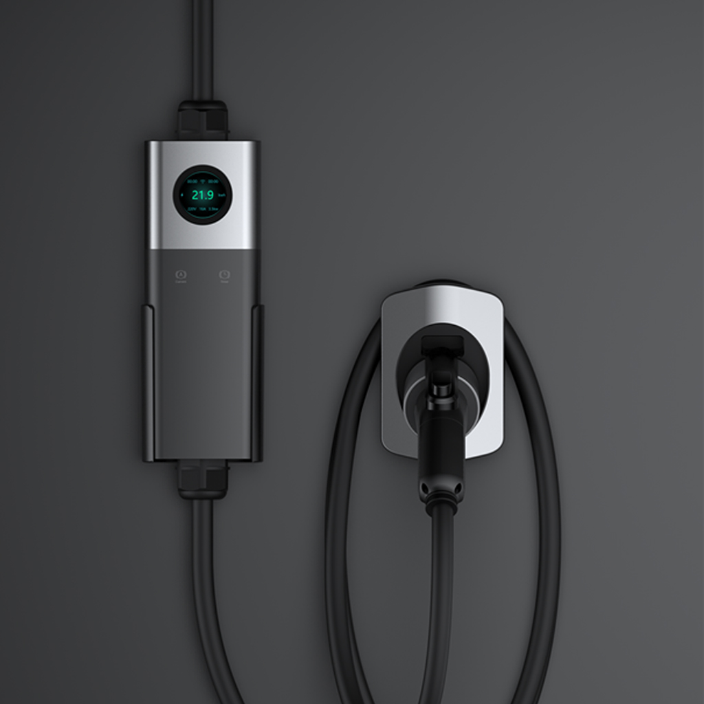 NACS 40A Tesla Portable EV Charger Level 2 Electric Car Mobile Charging Station