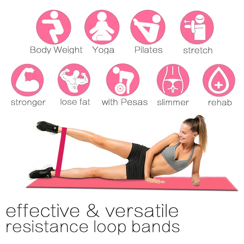 500MM 0.5M Natural Latex Resistance Bands Mini Loop Resistance Bands Ultra Realistic