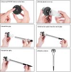 IP44 Landscape Lawn Patio Stainless Steel Garden Decoration Lights