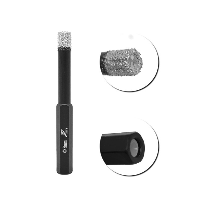 8mm Hexagonal Diamond Hole Saw Bit