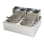 Commercial Kitchen Equipment Chicken Deep Fryer Cooker Machine Stainless Steel