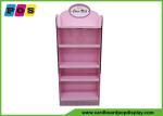 Retail Floor Cardboard Display Stands Install 5 Shelves For Box Packaging Bears