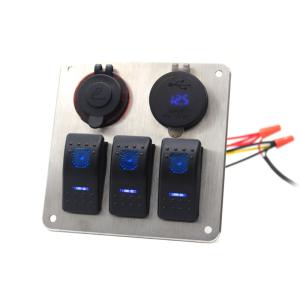 China IP65 3 Gang Rocker Switch Panel wholesale
