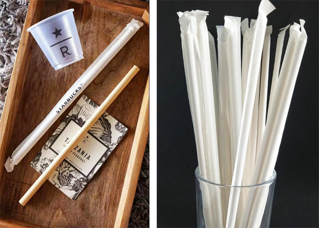 Food Grade Certification Straw Wrapping Kraft Paper 24g 28g 25mm 44mm In Rolls
