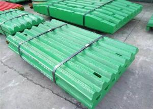 China Long Life Jaw Crusher Spare Parts , Stone Crusher Jaw Plate by manganese steel composite With Tic Insert wholesale