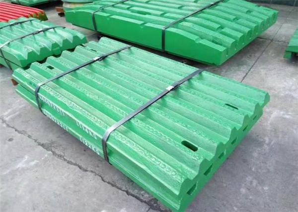 Long Life Jaw Crusher Spare Parts , Stone Crusher Jaw Plate by manganese steel