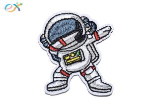 China Stock Wholesale Cute Badge Embroidered Logo Iron Embroidery Patches With Own Design wholesale