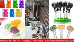China Professional Hard Candy Lollipop Production Line 150kg / 300kg Per Hour Automatic 15 - 50kw wholesale
