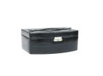 Crocodile Grain Leather Empty Jewelry Gift Boxes PU Imitation Leather With Tray