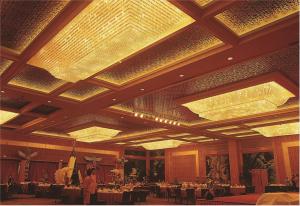 China Lobby Hotel Project Furniture With Glass Chandelier wholesale