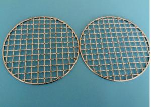 China Twill Weave Welded Ss201 1.0mm Round Bbq Grill Mesh wholesale