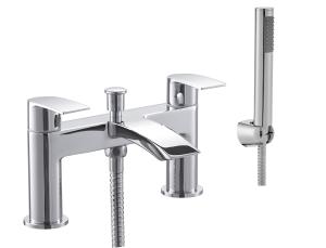 China Contemporary Dual Handle Bathroom Faucet Taps 3 Years Warranty wholesale