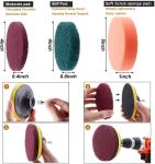 0.55mm Filament Drill Scrubber Brush Kit 120mm Outside Diameter