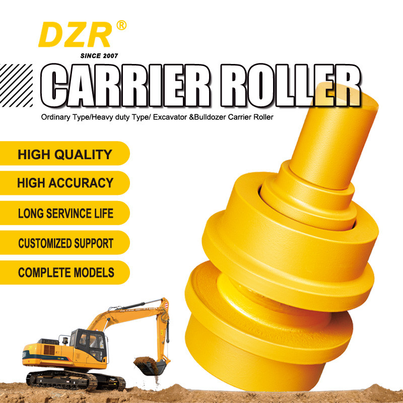 DH80 HRC53-57 Carrier Roller Mini Excavator Bulldozer Top Carrier Roller For Undercarriage Parts