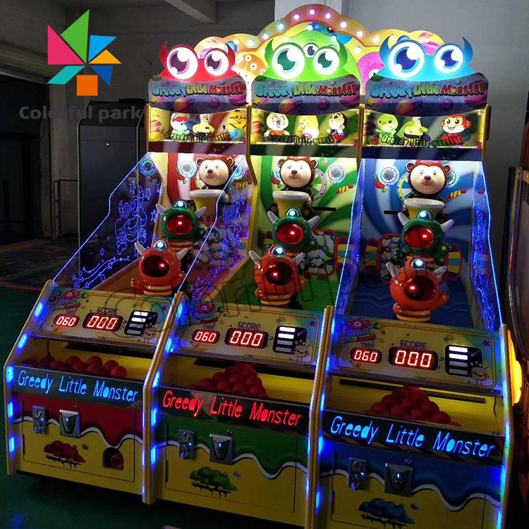 Ticket Redemption Machine , Bowling Arcade Game Machine 220V For 2 Players