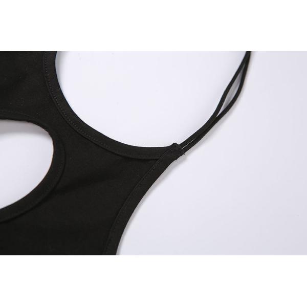 Sexy Hollow Backless Halter Neck Tank Top